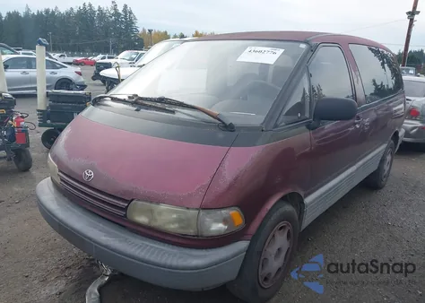 1991 Toyota Previa Le из США, поврежденный, VIN JT3AC12R9M0064075